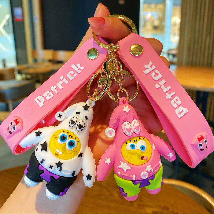 Wholesale Cartoon Silicone Doll Keychain JDC-KC-MingT176