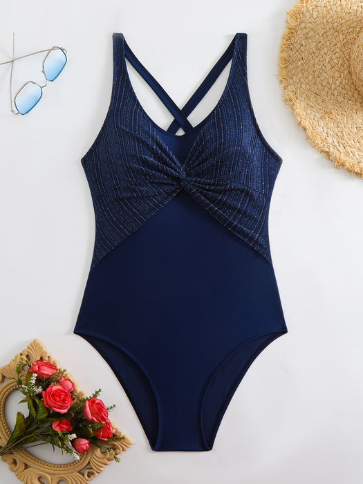 Wholesale Jumpsuit women sexy tight fitting patchwork bikini women