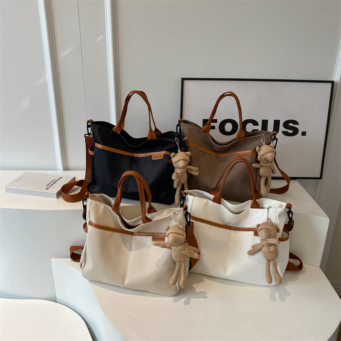 Wholesale tote waterproof outing lightweight crossbody bag canvas bag