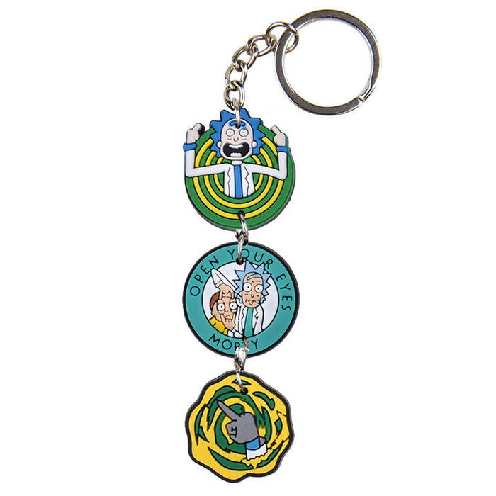 Wholesale 10PCS Cartoon PVC Keychain JDC-KC-XiaoC001