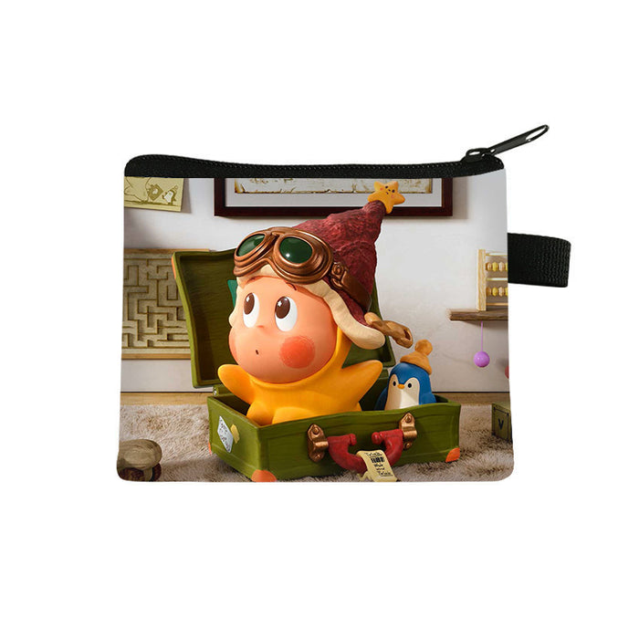 Wholesale Cute Star Children' s Cartoon Creative Girls Portable Storage Coin Purse Student Supplies