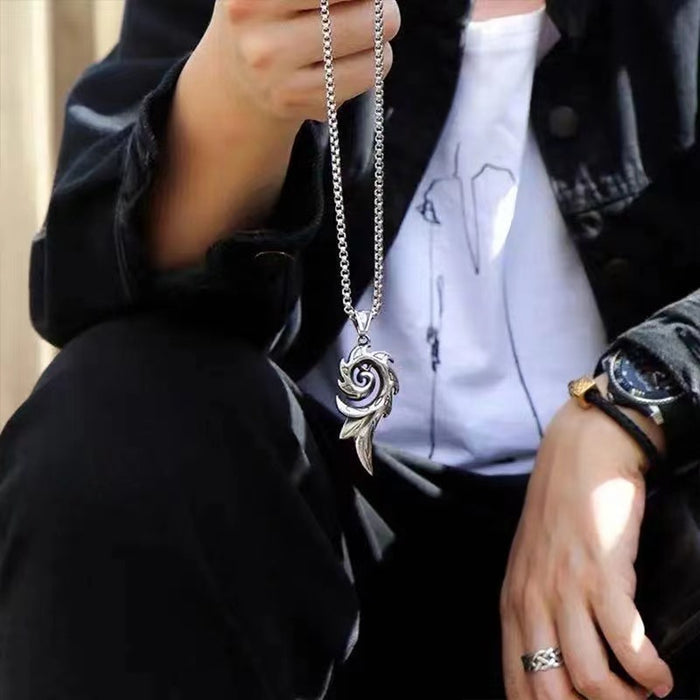 Wholesale Versatile necklace pendant, personalized titanium steel punk accessory