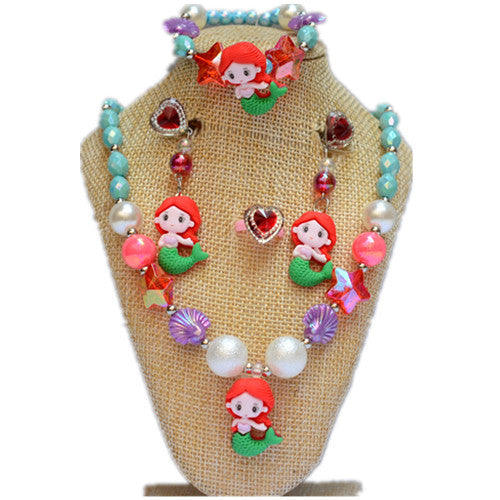 Wholesale Cartoon Princess Necklace