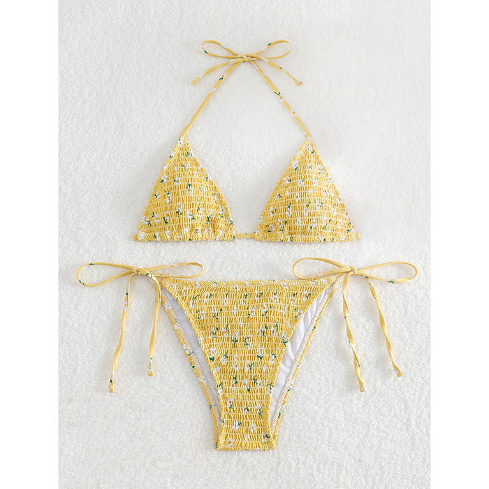 Wholesale Fresh Triangle Bikini Sexy Strap Swimwear (F) JDC-SW-HongShan001