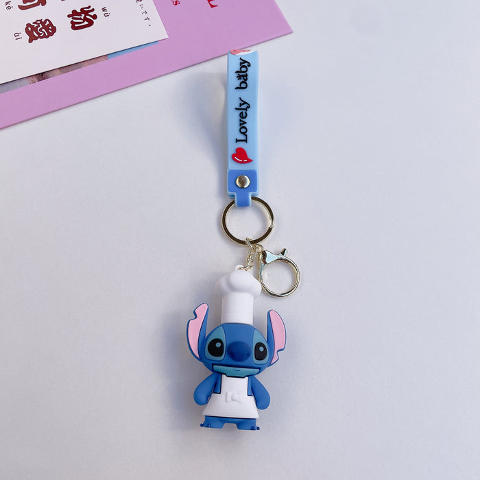 Wholesale Cute Cartoon PVC Doll Keychains (F) JDC-KC-JuShu017