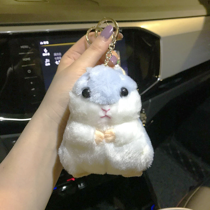 Wholesale Cute Plush Hamster Doll Keychain JDC-KC-KuM015