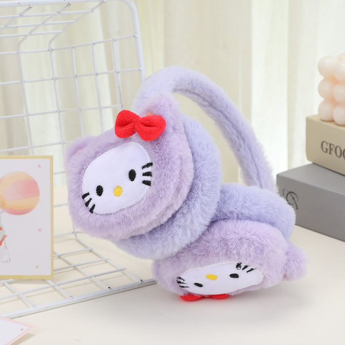 Wholesale Cute cartoon-themed warm and thick earmuffs and plush f