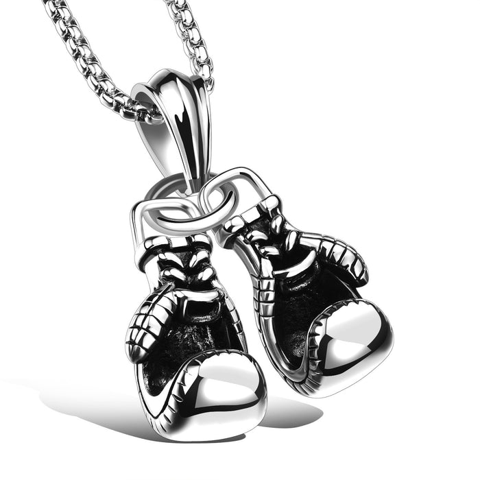 Wholesale Titanium steel pendant necklace, personalized sports accessory