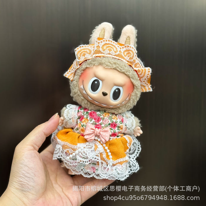 Wholesale Doll Clothes 17cm Pendant Plush Doll Replacement Set