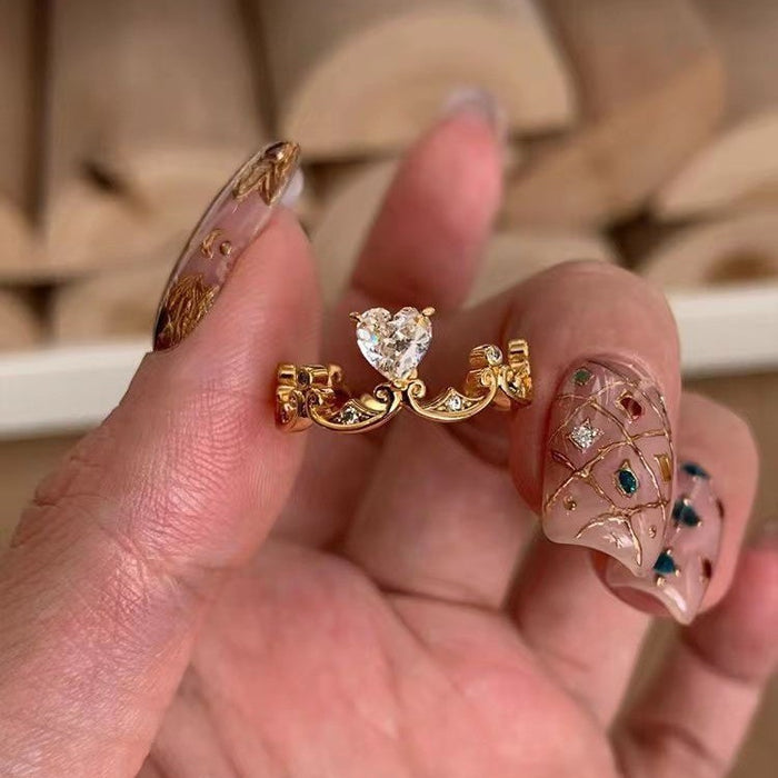 Wholesale Zircon Planet Ring, exquisite, fashionable, versatile, niche and personalized ring