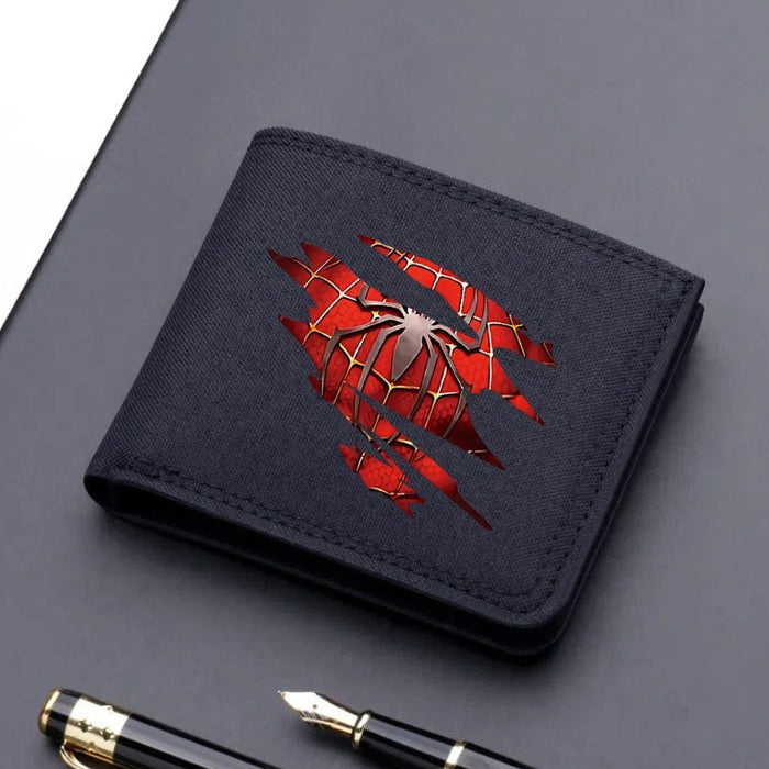 Wholesale Cartoon Print Ultra Thin Canvas Card Wallet Modern Cool Unisex Everyday Fashion Accessory