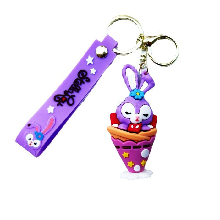 Wholesale PVC Cartoon Doll Keychain JDC-KC-WuYi117