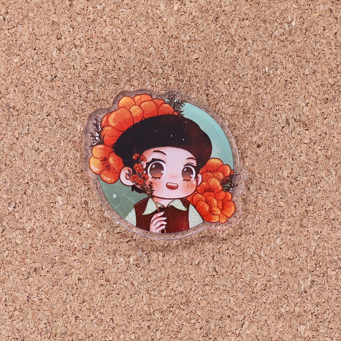 Wholesale Cartoon Acrylic Brooch JDC-BC-HanTian002