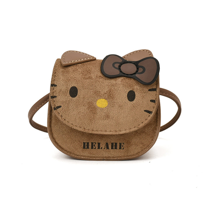 Wholesale Cartoon cute cat little girl coin purse mini parent-child crossbody bag wallet Shoulder Bags