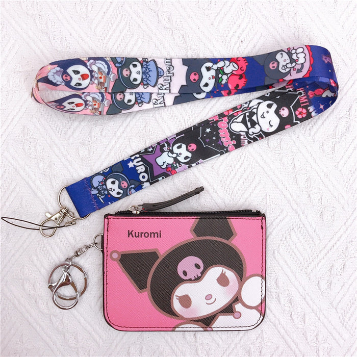 Wholesale PU Coin Holder, Work Badge Holder, Lanyard, Keychain JDC-KC-YaLL012