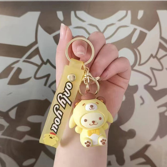 Wholesale Cartoon Silicone Doll Keychain JDC-KC-HaoXi020