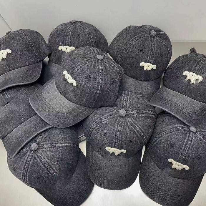 Wholesale Letter Cowboy Baseball Fashion Versatile Sunscreen Duck Tongue Hat