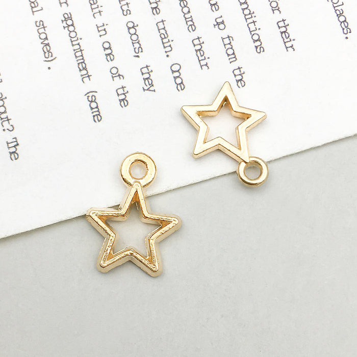 Wholesale DIY Alloy Simulation Star,  Moon and Sun Series Charms