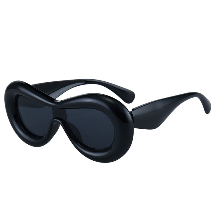 Wholesale Cute and funny one-piece sunglasses, fashionable sunglasses, sunglasses