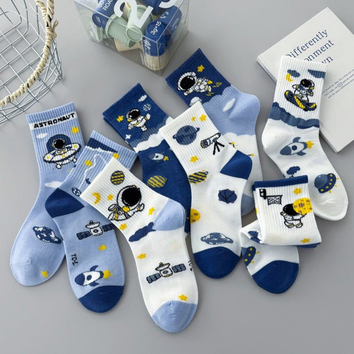 Wholesale Children's socks cartoon sports space socks