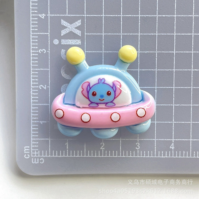 Wholesale Cartoon pink resin accessories cream glue handmade hair accessories mobile phone shell pendant material