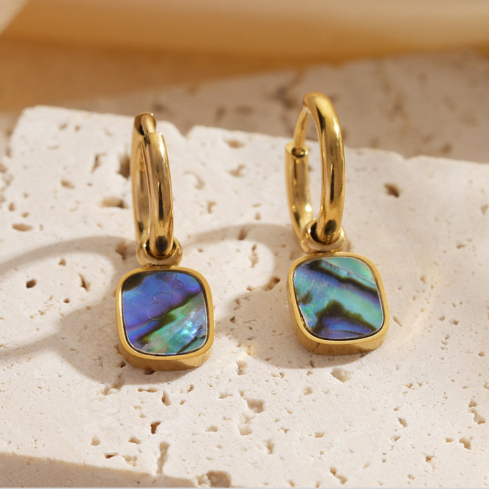 Wholesale Geometric Square Earrings Simple Light Luxury Versatile Stylish Elegant Earrings
