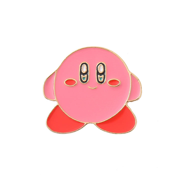 Wholesale Cartoon Game Metal Brooch Pin Electroplated Jewelry Accessory For Backpack And Clothing