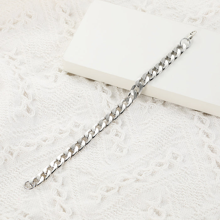 Wholesale Titanium Steel Cuban Chain Bracelet JDC-BT-Liyang006