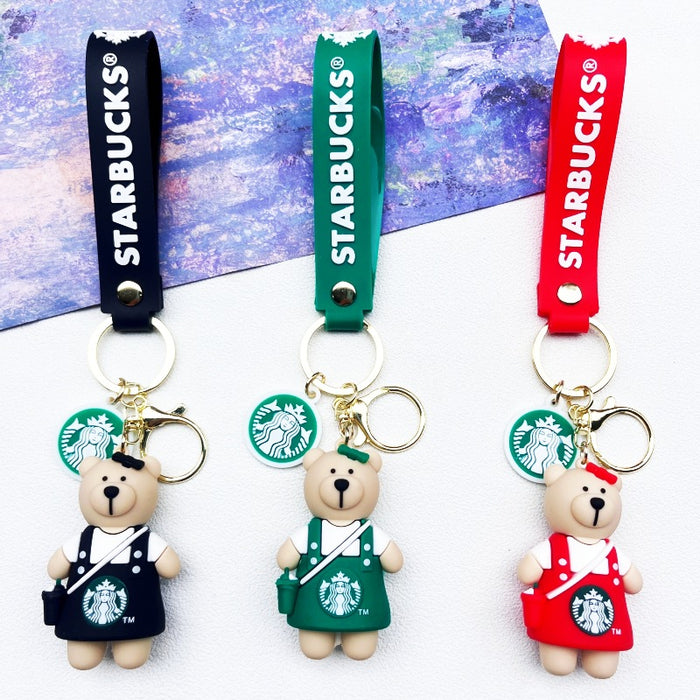 Wholesale Cartoon Panda PVC Keychain JDC-KC-ChuC015