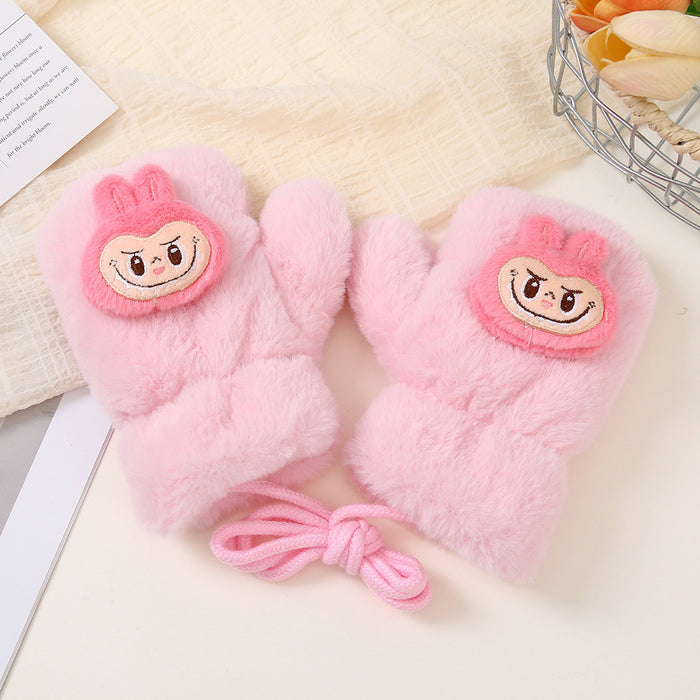 Wholesale Cute Cartoon Plush Children' s Gloves