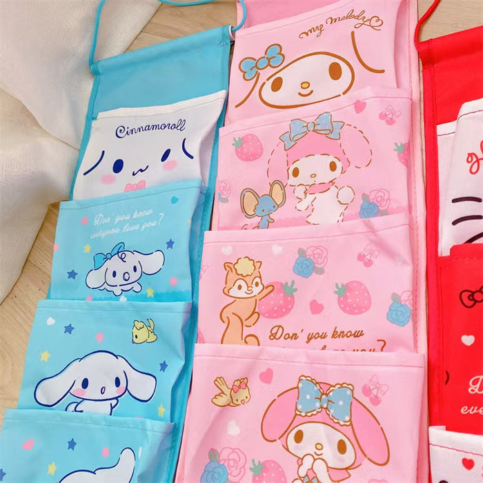 Wholesale Cute Wall Multi Grid Storage Bag, Rear Door Storage Bag, Miscellaneous Storage Bag