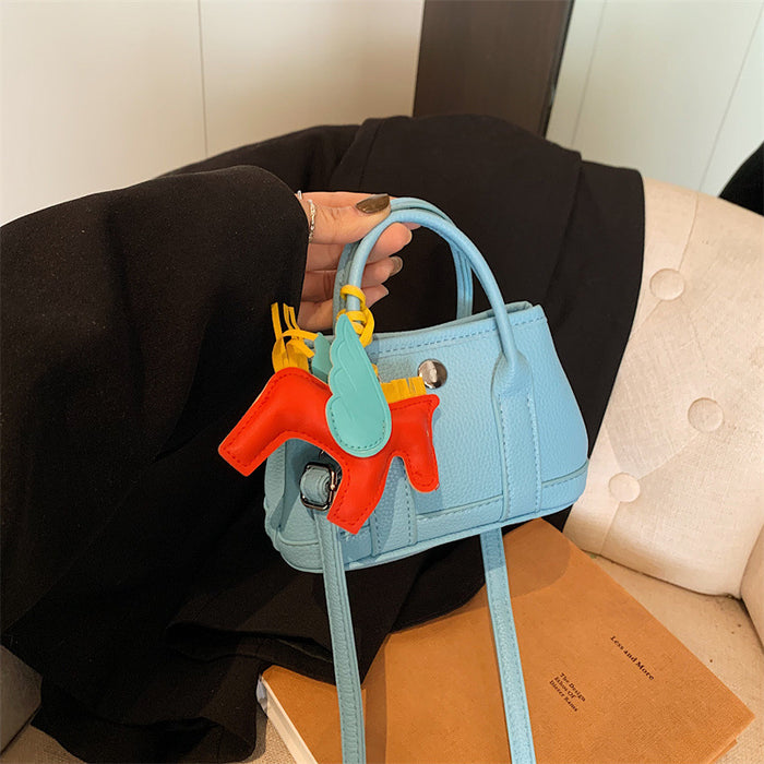 Wholesale Children's bag with high-end lychee pattern mini garden bag, girls' parent-child fashion show crossbody bag