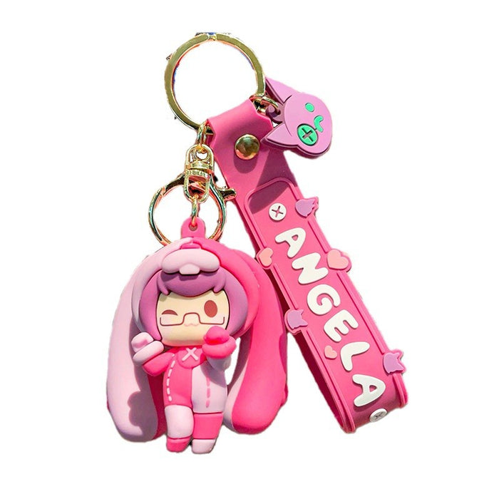 Wholesale PVC Cartoon Doll Keychain JDC-KC-LeZi035