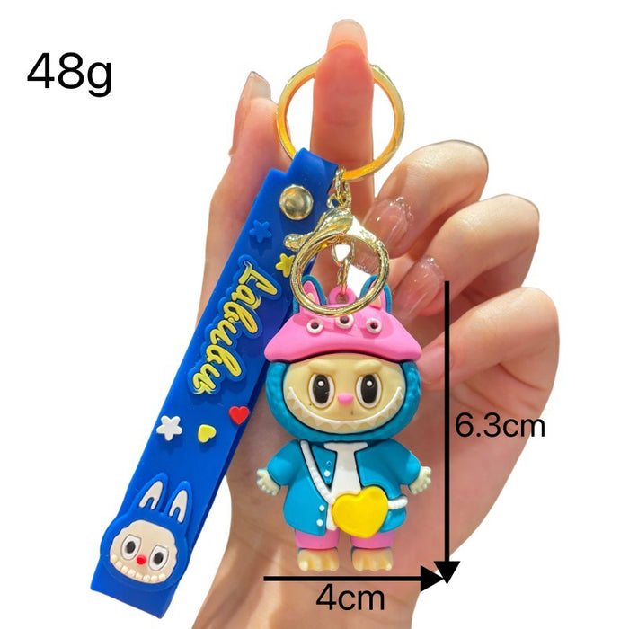 Wholesale Cartoon cute cross-dressing funny doll bag keychain gift pendant