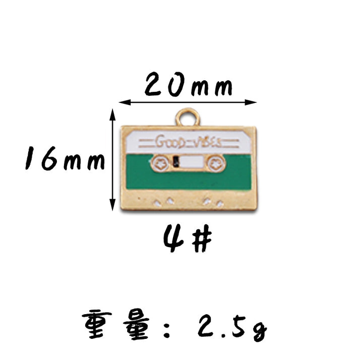 Wholesale 10pcs Nostalgic sewing machine twenty-eight Rod diy alloy oil earrings pendant key chain pendant jewelry accessories