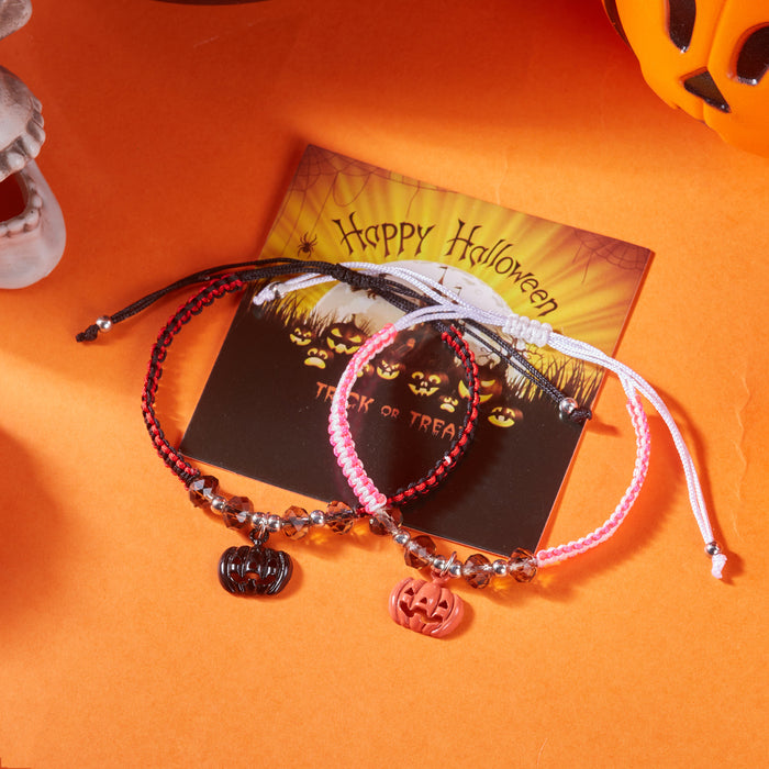Wholesale  bracelet dark style skull pumpkin pendant blood drop bracelet set