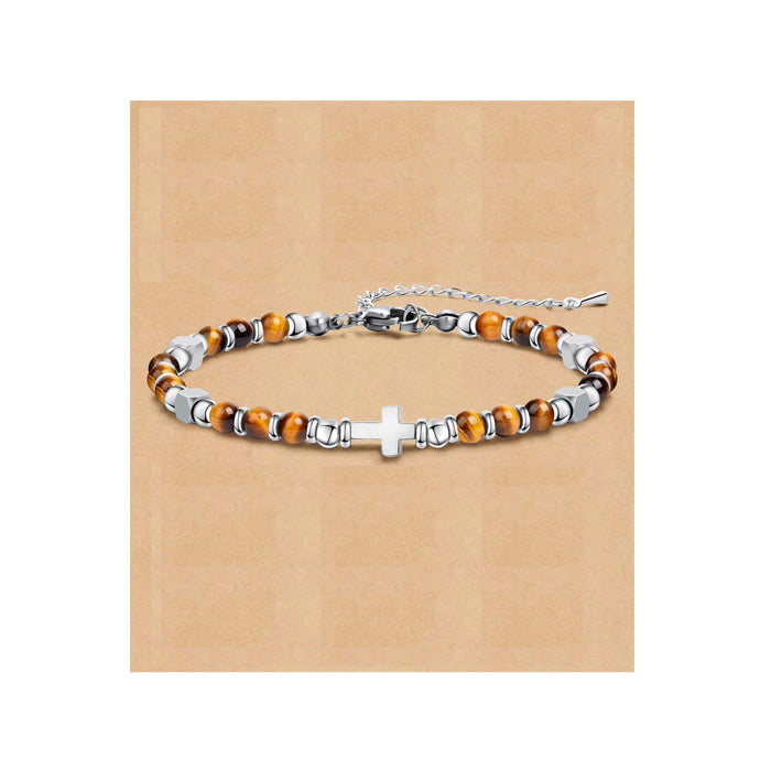 Wholesale Bohemian Style Couple Natural Stone Beaded Bracelet