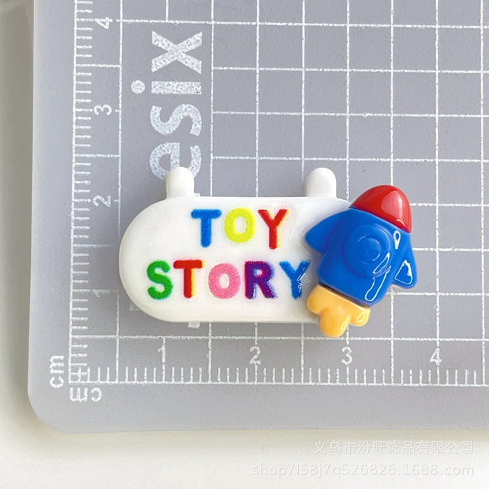 Wholesale Cartoon Toy Mobilization Resin Accessories Cream Glue Hair Accessories Headband Pendant Mobile Phone Case Beauty Decoration Material