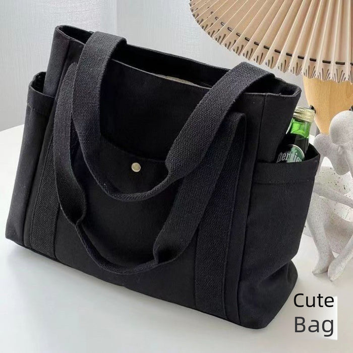 Wholesale Large Capacity Tote Canvas Bag Commuting Versatile Shoulder Bag Bag