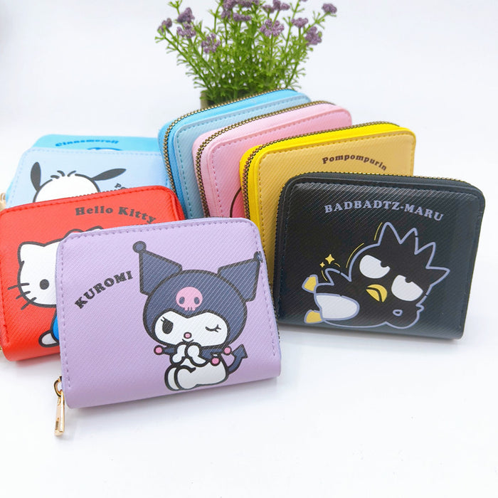 Wholesale Fashion Cartoon PU Zipper Coin Purse Cute Fish XO Design Multi Purpose Card Key Earphone Storage Pouch