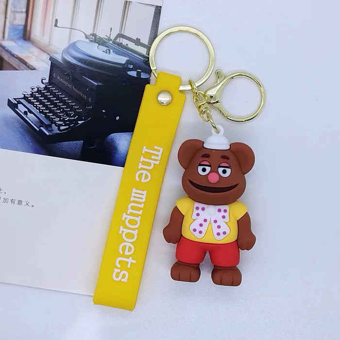 Wholesale Cartoon Muppet Keychain Pendant Bag Car Keychain Accessories