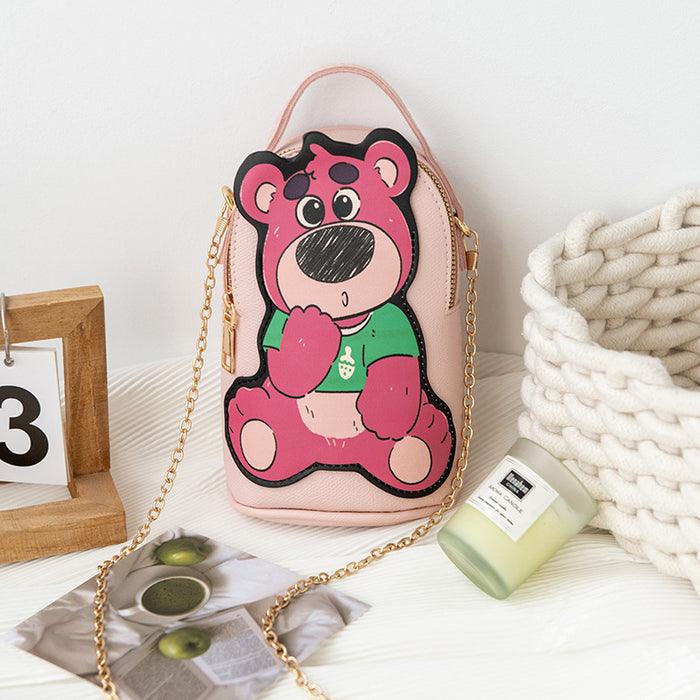 Wholesale PU Cartoon Crossbody Coin Purse JDC-WT-YouTu003