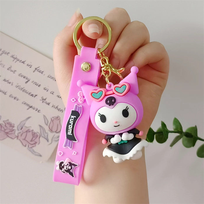 Wholesale Cartoon Silicone Doll Keychain JDC-KC-HaoXi010