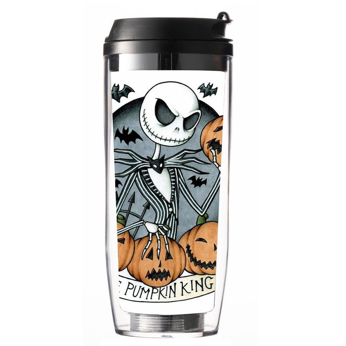 Wholesale Halloween Double Layer Plastic Straw Cup JDC-CUP-WuDuomei002