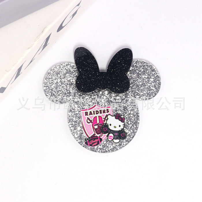 Wholesale 10pcs Cartoon Acrylic DIY Patch Accessories JDC-FK-OuYie015