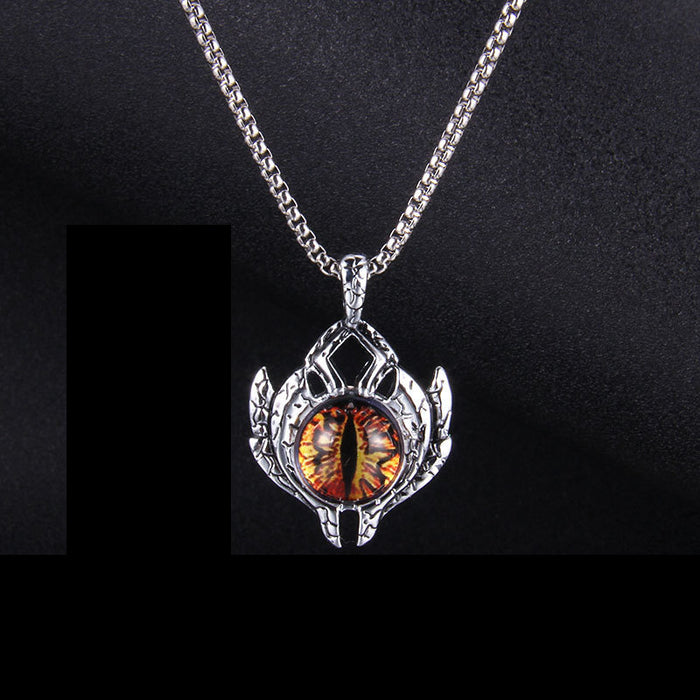 Wholesale Alloy Türkiye Devil's Eye Pendant Necklace JDC-NE-GangM003