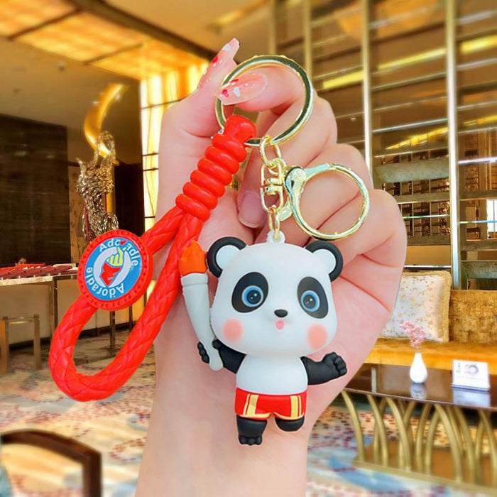 Wholesale Silicone Cartoon Doll Keychain JDC-KC-MingT162