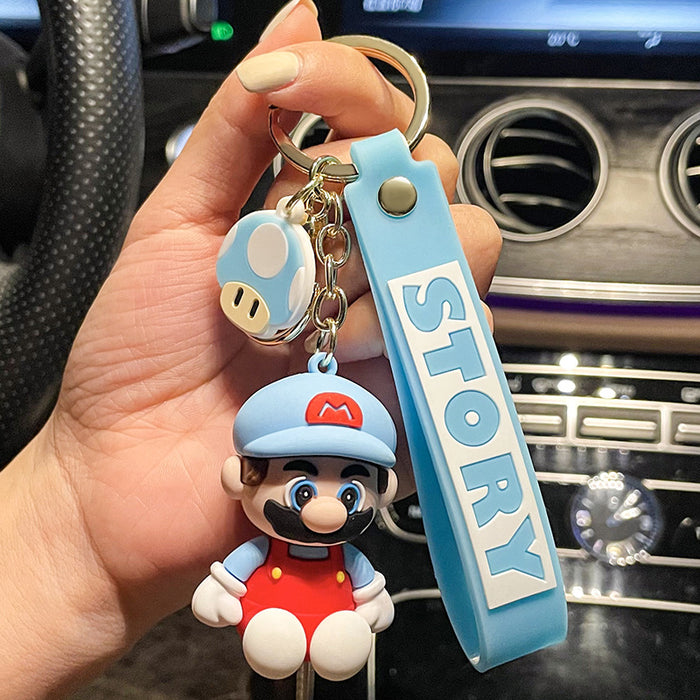 Wholesale Cartoon Doll Silicone Keychain JDC-KC-Benxin023