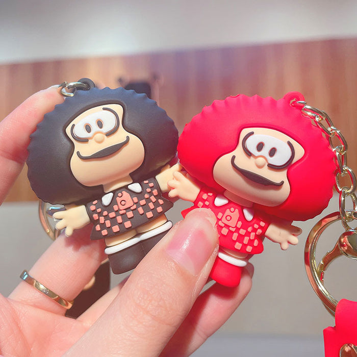 Wholesale Cartoon PVC Doll Keychain JDC-KC-JinGe092