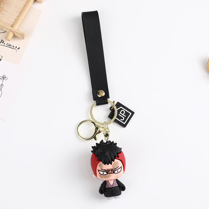 Wholesale Creative silicone doll anime key pendant Q version key chain backpack pendant